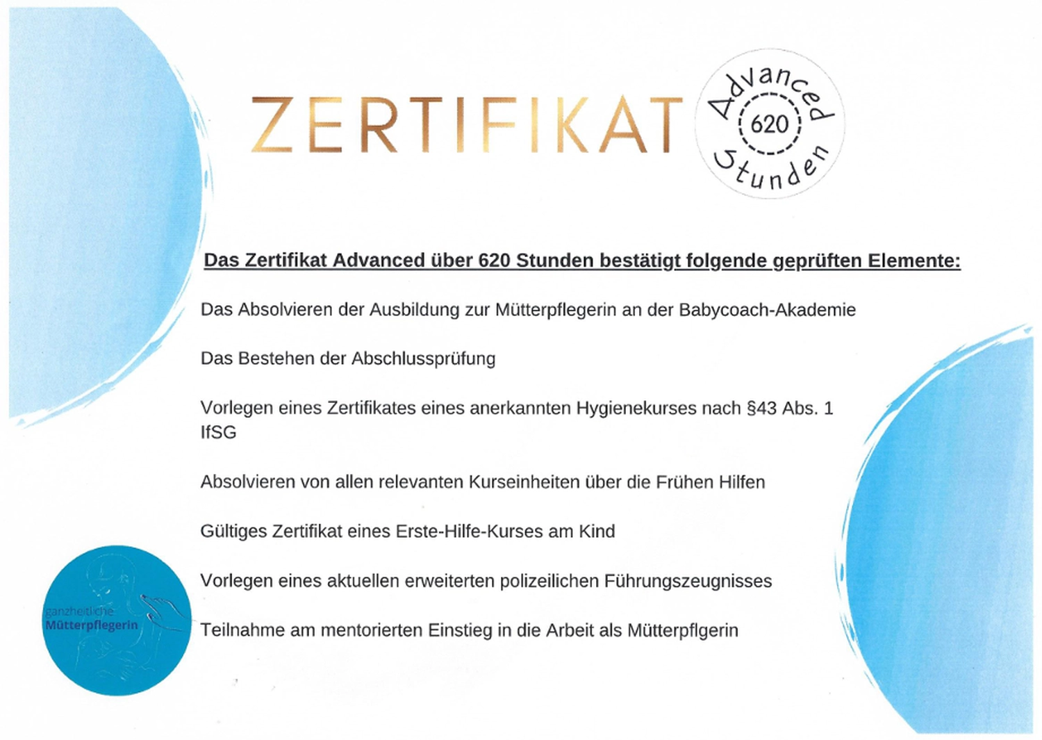 Aneliya Ayan Mother care — Mutterpflege — Bad Pyrmont — Säuglingsberatung